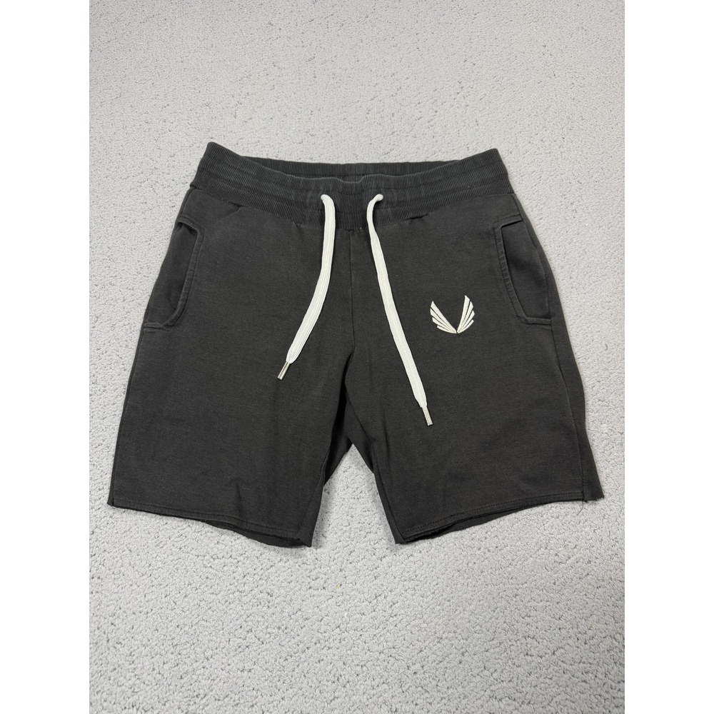 ASRV Aesthetic Revolution Shorts Mens Small Black Fleece Sweat 7 Inseam Athletic